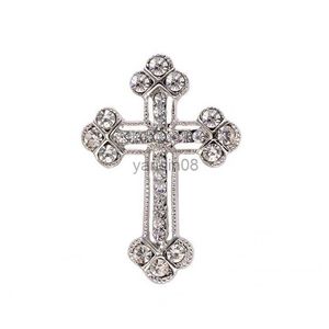 Pins Broschen 2023 Neue Mode Strass Brosche Pins Coole Männer Kreuz Broschen für Männer Broche Vintage Schal Schnalle Pin Brosche Brosche Zubehör HKD230807