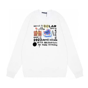 2023s autumn and winter new sweatshirt letter printing youth sunshine loose version of men and women V1C121
