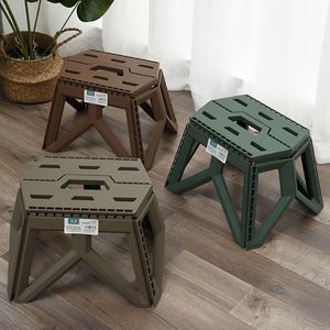 Other Home Decor Modern Storage Folding Stool Strong Portable Plastic Ecofriendly Foldable Solid Step for Adults 230807