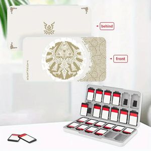 Schutzhülle geeignet für Nintendo Switch Kassetten-Aufbewahrungsbox Spielkarte magnetische Saugkartenbox Ns große Kapazität Kartentasche Switcholed Kartenset Mini 24 Stück
