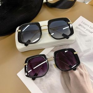 Sunglasses Vintage Women's For Female Male Sun Glasses Brand Designer Big Frame Colorful Eyewear UV400