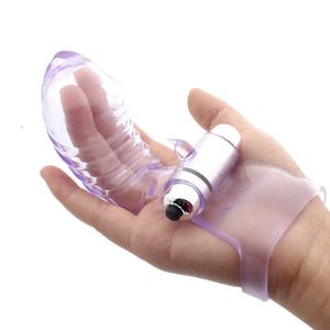 Massageador feminino masturbador de manga de dedo vibrador g de massagem Spot Clitors Erótico Orótico orgasmo para mulheres lésbicas