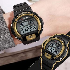 Нарученные часы часы для мужчин на открытом воздухе спортивные водонепроницаемые светодиоды цифровые часы военные электронные мужчины Reloj hombre