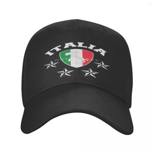 Berets Italia Щит щит Италия Флаг Каскетта Полиэстерская крышка модный практическое путешествие хороший подарок