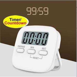 Digital Kitchen Timer 1PC Reminder LCD Screen with Foldable Stand and Magnet Timing Countdown for Cooking Baking Gym Working