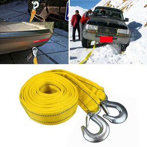 Ropes Bars 4M Tow Cable Towing Pull Rope Strap Van Road rescue tool Ford for Heavy Duty 5 Ton Car Accessories R230807