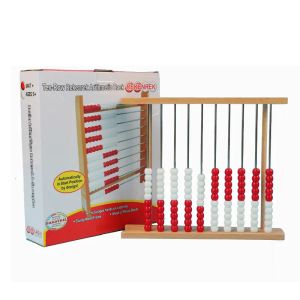 Rack di calcolo in legno 10 barre Calcolo Bambini Illuminismo Puzzle Giocattolo divertente