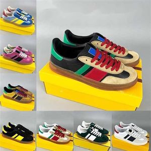 Tênis xAD luxuoso sapatos casuais masculinos branco couro preto trigo camurça azul rosa veludo bege ébano lona fashion baixo masculino feminino tênis de grife trainer 5VPL