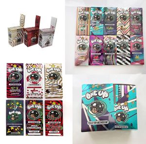 wholesale One Up Chocolate Bar Packing Boxes Mushroom Shrooms 3.5G 3.5 Gram Oneup Packaging Package Box Cream Display Box QR Code Sticker