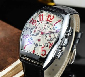 Hot Frenck Classic Series Luxury Surface Digital Designer Watch Advanced Mens Watches Function Quarz Chronograph Watch