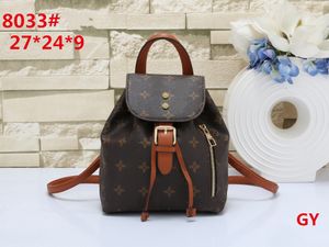 2023Check backpack handbag wallet printed drawstring crossbody bag fashion letter unisex backpack large capacity pocket women's shoulder bag makeup bag