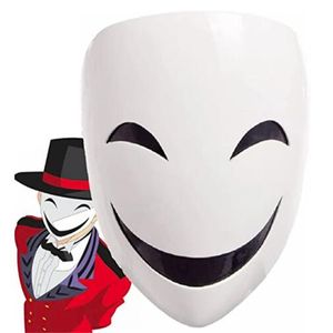 Cosplay Kagetane Hiruko Burakku Buretto Full Face Anime Black Bullet Smile Mask Facepiece Copricapo Maschere Puntelli regalo di Halloween GC2241