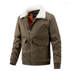 Giacche da uomo Giacca da uomo Risvolto invernale Cappotto bifacciale in cotone sottile Coreano Slim Fit Maschile Top Cardigan con cerniera di grandi dimensioni Capispalla