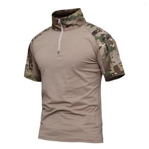 T-shirt da uomo che vendono T-shirt elastica a maniche corte T-shirt istruttore Frogman Army Fan CS Tactical Camouflage Top Tshirt