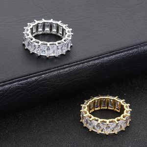 Biżuteria damska pierścionek męski Pierścień męski Pierścień mody Pierścień luksusowy pary diamentowy pierścionek złoża ślubny złoty srebro 2 kolorowy stop srebrny sztuczny kryształ
