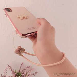 Hücre kayışları Tavşan Kulak Yay Köküsü Strap Mobile Strap Köclandığı Bilek Kayışı Çam Halat Selfie Stick Strap Fenight Kiracı R230807