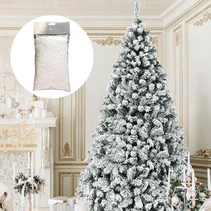Рождественские украшения фальшивый снежный декор магический