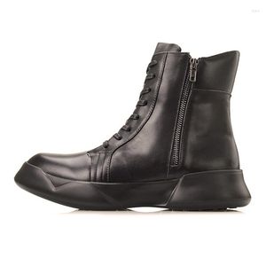 Stivali Vera Pelle Uomo Caviglia Taglia Grande Sapato Masculino Inverno Botas E50