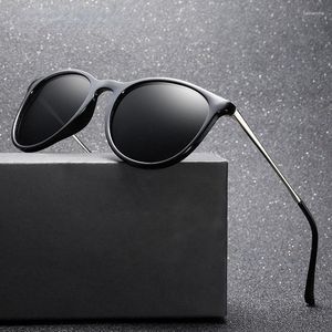 Sunglasses Cat Eye Women Men Vintage Metal Round Frame Sun Glasses Brand Design Retro Mirror Shades Eyewear Driving GoogleUV400