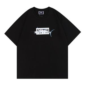 Designer Kith x Ksubi Letter Tee Washed Cotton Crop Streetwear Qualitäts-T-Shirt T-Shirts Grafik für Männer Vintage Herrenbekleidung Übergröße A14