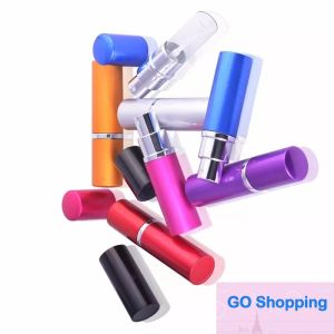 5 ml Mini Spray Parfym Bottle Travel Relable Empty Cosmetic Container Atomizer Aluminium Bottles Wholesale