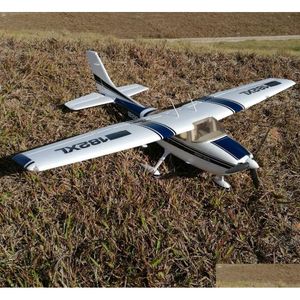 Electric/Rc Aircraft Electric Rc Airplane 182 Classe Epo 500 con alette e luce a led 230616 Drop Delivery Giocattoli Regali Telecomando Dhnt2