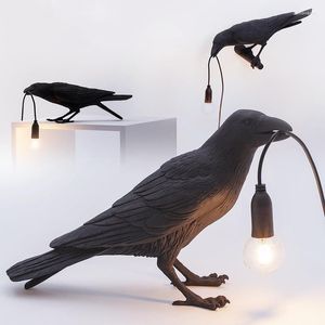 Table Lamps Decor Desk Lamp Bedroom Home Resin Night Living Room Bird Bedside Designer Italian For Light