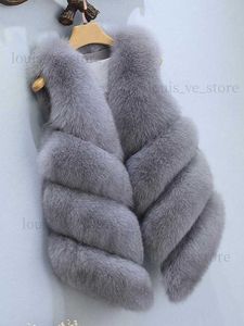 Sleeveless Jacket for Women Fur Vest 2021 Winter Fur Jacket Women Short Fur Coat Elegant Female Warm Vest T230808