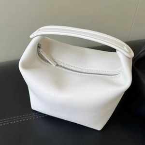 Designer Bag the Row Handbag Ladies Bucket Head Layer Cowhide Lunchbox Fashion Senior Texture Leather Foreign Style Handväska