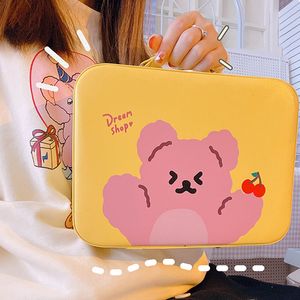 Cosmetic Bags Ins Kawaii Pastel Organizer For Cosmetics Cute Large Capacity Makeup Storage Box Travel Portable Girl Women Cosmetic Bags Cases 230808