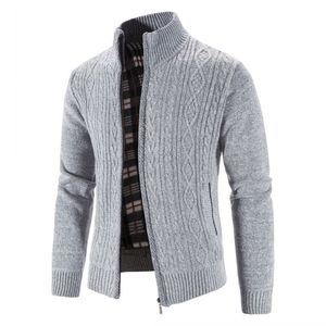 Men's Sweaters Men Winter Jackets Cardigans Casual Sweatercoats Warm Sweaters Male Stand-up Collar Slim Fit Sweaters Coats Winter Clothes 3XL 230807