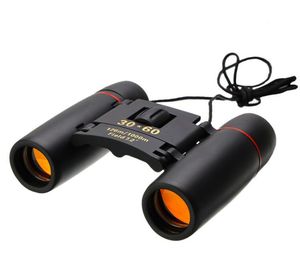 Bärbar utomhuskikare 30x60 Day Night Camping Travel Vision Spotting Scope 126m/1000m Optisk taktisk jaktomfång Militär vikbar kikare Teleskop