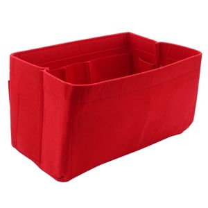 Torebki kosmetyczne czerwone domowe torebka torebka Organizator filc insert torebka makijaż Organizator wewnętrzny torebka przenośna torebki kosmetyczne przechowywanie TOTE 230808