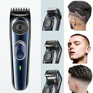 2024 Father's Day Gift: Cordless Hair Clippers & Trimmer Kit - Men's Professional Barber Haircutting Set for Home