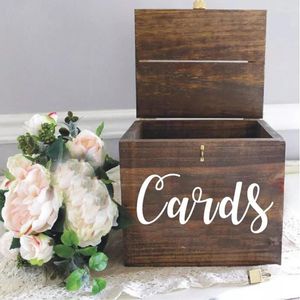 Wall Stickers Wedding Card Box Waterproof Sticker Ceremony Cards Reception Decoration Label Decals Art Mural HY1946