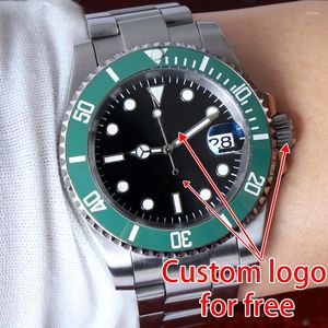 Wristwatches MINUTETIME Custom LOGO DIY NH35 Men's Watch GIFT Automatic Mechanical Movement Waterproof Luxury Business Steel Swimming