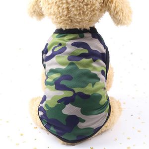 Ny Hot Fashion Pet Dog Puppy Costumes Camo Hoodies Hooded Sweatshirt Pullover Clothes Outfits Storlek XS-2XL, rockar Jackor Ytterkläder