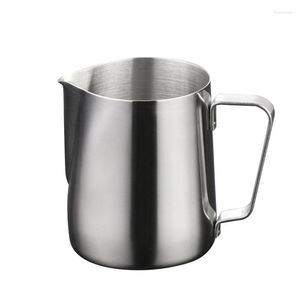 Cups Saucers 150/350/600ml Milk Jugs Fashion Stainless Steel Craft Frothing Pitcher Coffee Latte Art Jug Mug Cup