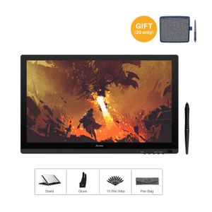 Graphics Tablets Pens Artisul D22S Graphic Tablet with Screen 215 inch Pen Display Electronics Batteryfree Digital Drawing Monitor 8192 Level 230808