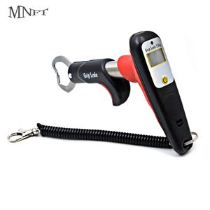 Fish Finder MNFT 1PCS Mini Digital Scale 16cm Portable Gun Style Fishing Lip Grip Grabber 55lb 230807