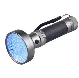 100 LED UV Flashlight Multifunctional waterproof Blacklight Torch Lights durable Banknote Inspection Fluorescent Agent Detection Flashlights