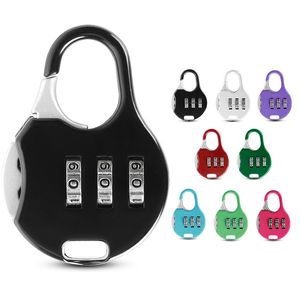 Mini Padlock Backpack Suitcase Stationery Password Lock Student Children Outdoor Travel GYM Locker Security Metal 35*29MM