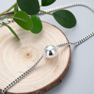 Pendant Necklaces 2023 Exquisite Retro Old Small Bead Necklace Female Ins Niche Design Simple Wild Clavicle Chain