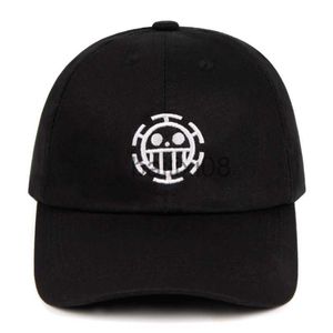 Bonés de bola de algodão Trafalgar Law Dad Hat Pirate Comic Baseball Bonés Anime fan Hats for Women Men Man Snapbk Luffy Sauron J230807