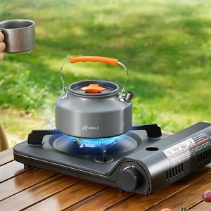 BBQ Grills Ultrathin Gas Stove Outdoor Portable Picnic Barbecue Card Travel Mountaineering Camping Mini Cooking Equipment 230808