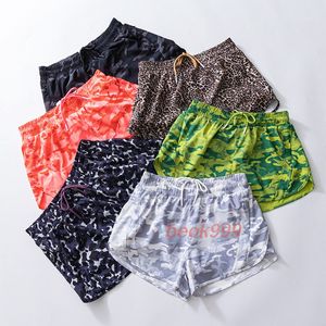 Shorts de ioga femininos Hotty Hot Pants Bolso Secagem rápida Roupas de academia Roupas esportivas respirável Fitness leggings de cintura elástica alta