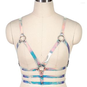 Cinture Reggiseno cavo Imbracatura Moda Cintura da donna Top Punk Goth Accessori Spada Corsetto Pole Dance Rave Costume Lingerie sexy