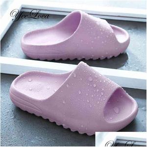 Slippers Four Season Girls Boys Baby Mini Beach Slides Sandal Flat Pool Water Shoes Eva Home For Kids Toddler 210408 Drop Delivery Accessor