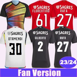 2023 24 RAFA GILBERTO MENS SOCCER JERSEYS Aursnes Neres Guedes G. Ramos Guedes Antonio.s Home Red Away Black Black Trening Training Wear koszulki piłkarskie