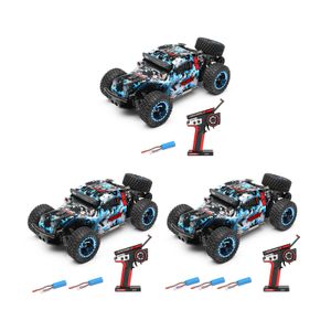 Silnik pędzla samochodowego ElectricRC 128 RC z LED Light Control Distance 100m 4WD Allterrain Vehicle Toy Max Prędkość 30 kmh 24G dla dzieci dziecko 230808